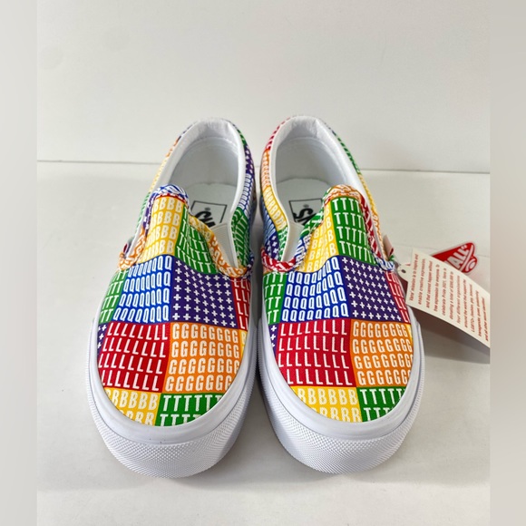 Vans Classic Slip-On Pride Sneakers - Picture 6 of 8